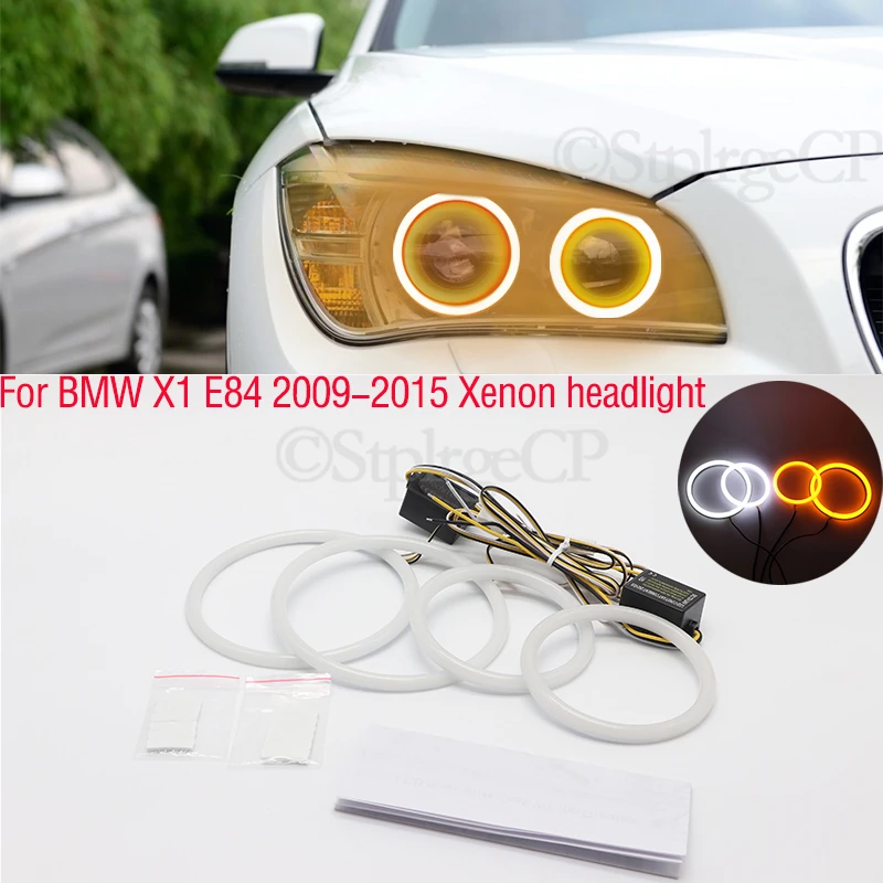 SMD cotton light LED angel eyes white and yellow DRL kit For BMW X1 E84 2009 2010 2011 2012 2013 2014 2015 Xenon headlight
SMD cotton light LED angel eyes white and yellow DRL kit For BMW X1 E84 2009 2010 2011 2012 2013 2014 2015 Xenon headlight