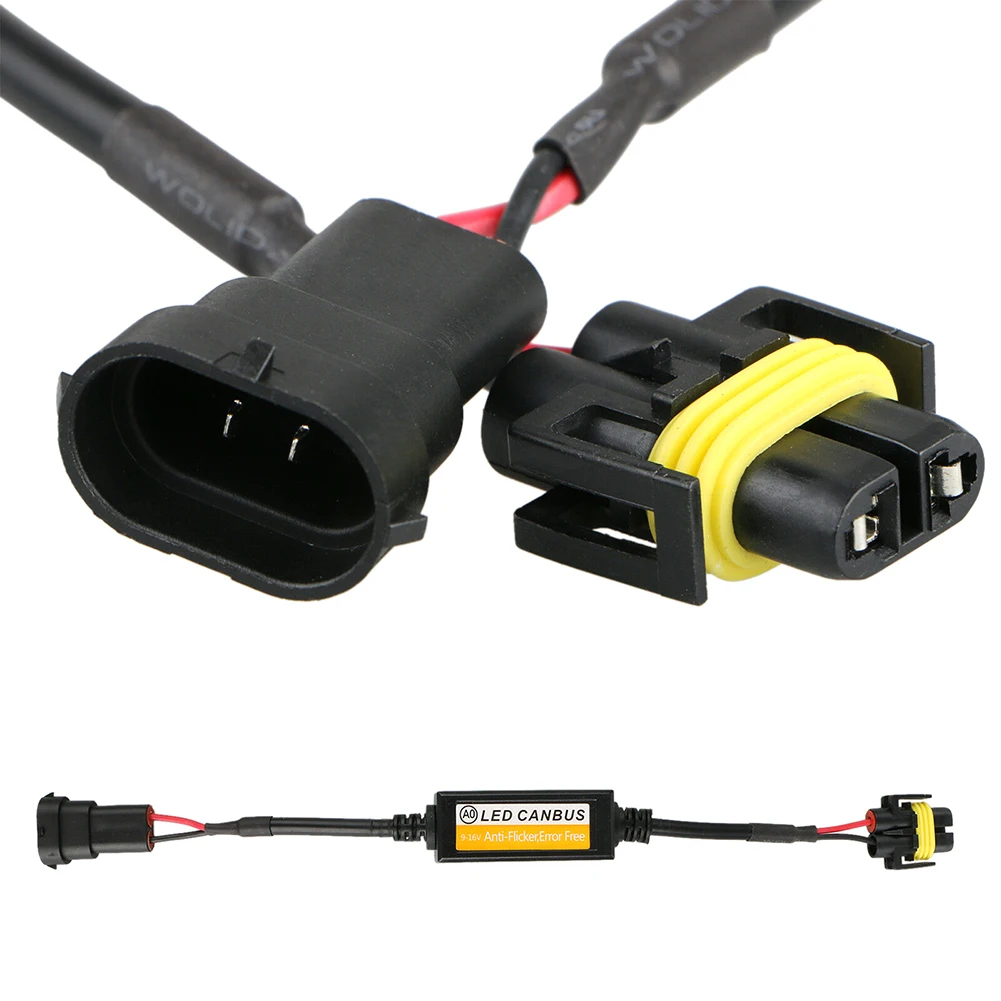 2pcs H8 LED Headlight Decoder Canbus Anti-Flicker Harness Bulbs Resistor Decoder Error Free Efficient Interference Absorbing
2pcs H8 LED Headlight Decoder Canbus Anti-Flicker Harness Bulbs Resistor Decoder Error Free Efficient Interference Absorbing