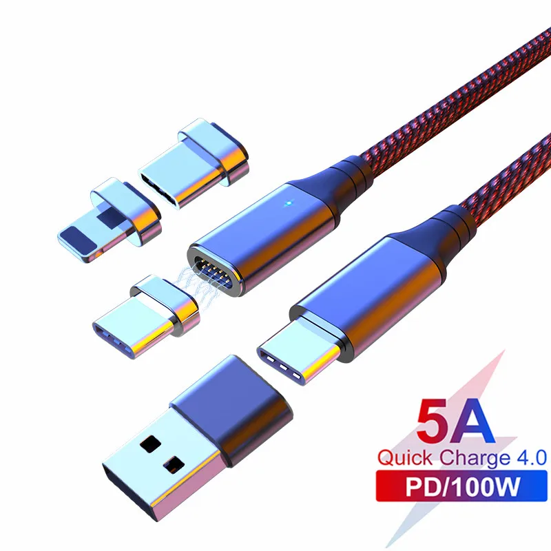 Магнитное зарядное устройство с USB Type C на USB C для MacBook, 5 А, 100 Вт
Магнитное зарядное устройство с USB Type C на USB C для MacBook, 5 А, 100 Вт