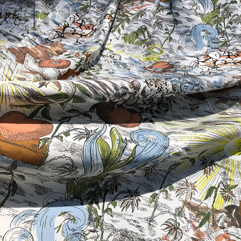 Printed Natural 100% Cotton Poplin Fabric Cloth Material Diy Sewing Half Skirt Garment Dress Fabrics
Printed Natural 100% Cotton Poplin Fabric Cloth Material Diy Sewing Half Skirt Garment Dress Fabrics