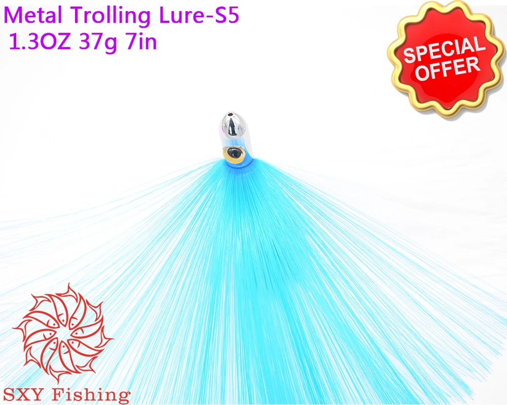 SXY fishing S5H Deep sea Fake приманка из нержавеющей стали для ловли осьминога металлическая