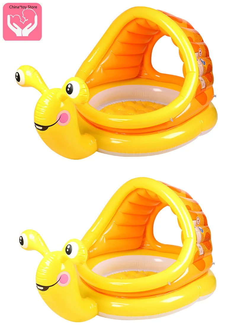 Cartoon Snail Inflatable Swimming Pool Can Bidet Baby Inflatable Sunshade Water Play Game Tub Both At Home and Outside
Cartoon Snail Inflatable Swimming Pool Can Bidet Baby Inflatable Sunshade Water Play Game Tub Both At Home and Outside