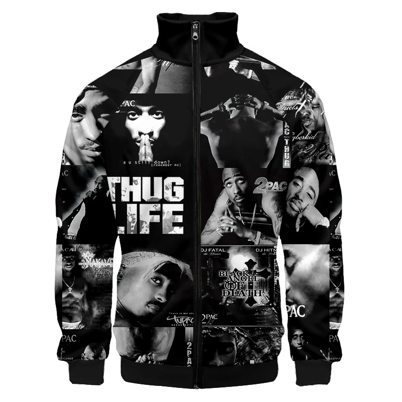 BROOKLYN THUG LIFE 2pac Rapper Star Crown Zipped Jacket Sweatshirt 3D Print Tracksuit Fashion Baseball Uniform Jacket Clothes
BROOKLYN THUG LIFE 2pac Rapper Star Crown Zipped Jacket Sweatshirt 3D Print Tracksuit Fashion Baseball Uniform Jacket Clothes