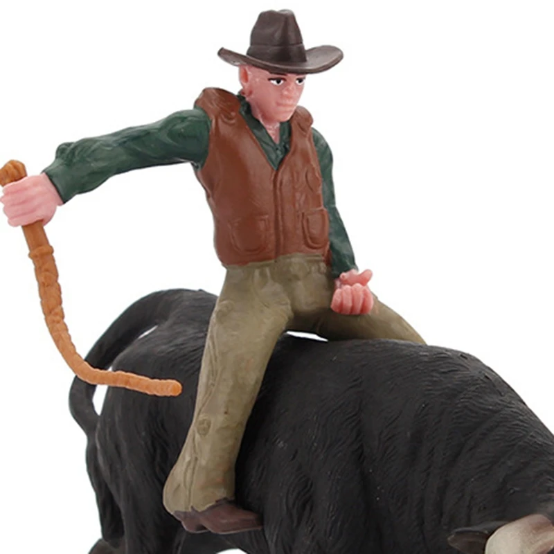Simulation Spanish Bullfighting Model Static North African Bison Pongal Rider Solid Static Decoration Educational Toy
Simulation Spanish Bullfighting Model Static North African Bison Pongal Rider Solid Static Decoration Educational Toy