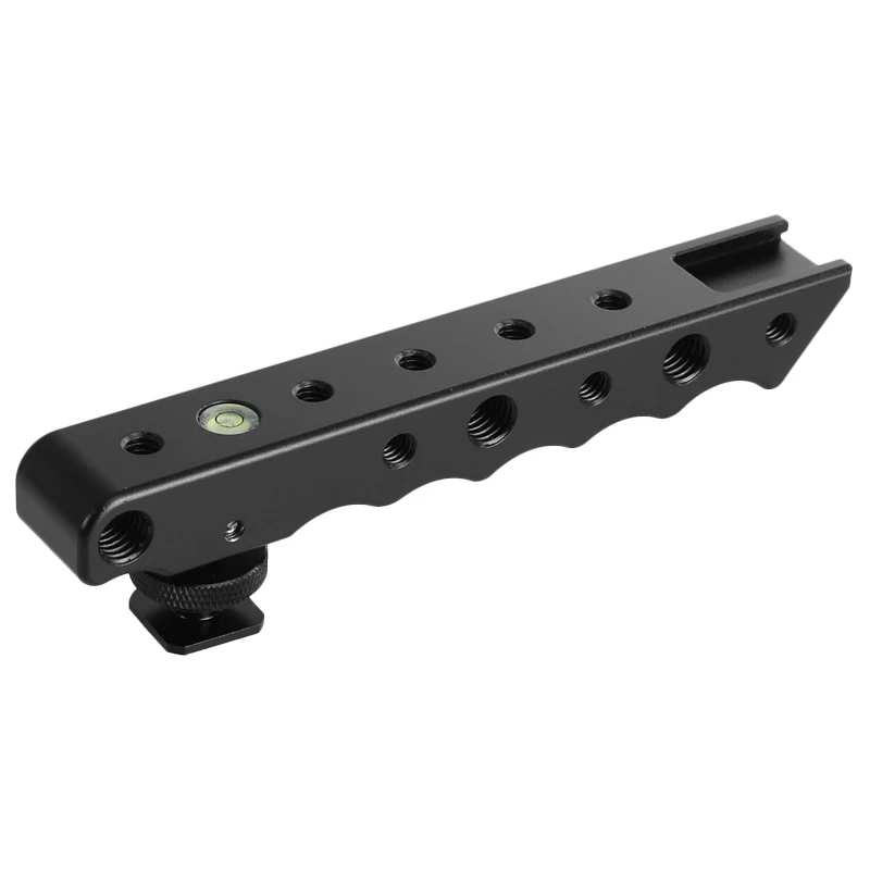 Video Top Handle Hand Grip Stabilizing Grip with Cold Shoe + Bubble Level for Canon Nikon Sony DSLR Camera Camcorder
Video Top Handle Hand Grip Stabilizing Grip with Cold Shoe + Bubble Level for Canon Nikon Sony DSLR Camera Camcorder