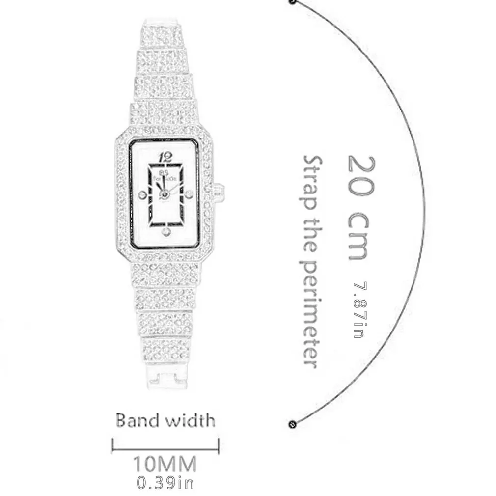2020 New Diamond Watch Luxury Brand Square Watch Minimalist Analog Quartz Movt Unique Iced Out Watch Wrist Watch For Ladies
2020 New Diamond Watch Luxury Brand Square Watch Minimalist Analog Quartz Movt Unique Iced Out Watch Wrist Watch For Ladies