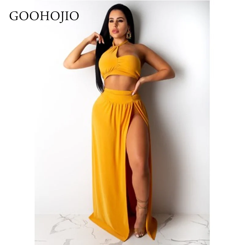 GOOHOJIO 2021 Spring Autumn New Split Fork Dresses Women Temperament Chic Dress Suit for Ladies Sexy High Waist Women Dress Suit
GOOHOJIO 2021 Spring Autumn New Split Fork Dresses Women Temperament Chic Dress Suit for Ladies Sexy High Waist Women Dress Suit