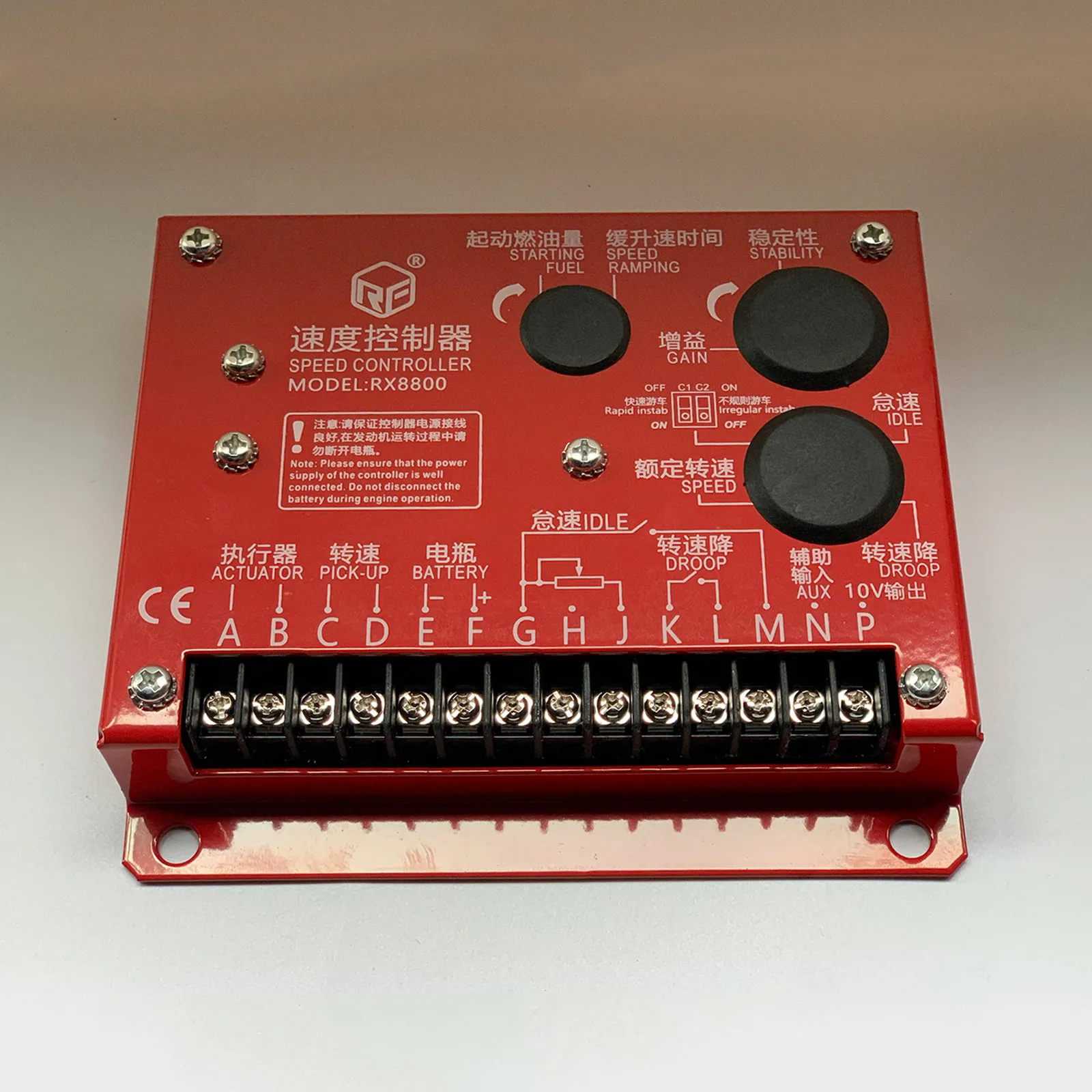 Electric Generator Governor RX8800 AC Motor Speed Controller Replacement Board for ESD5500E C2002 
Electric Generator Governor RX8800 AC Motor Speed Controller Replacement Board for ESD5500E C2002