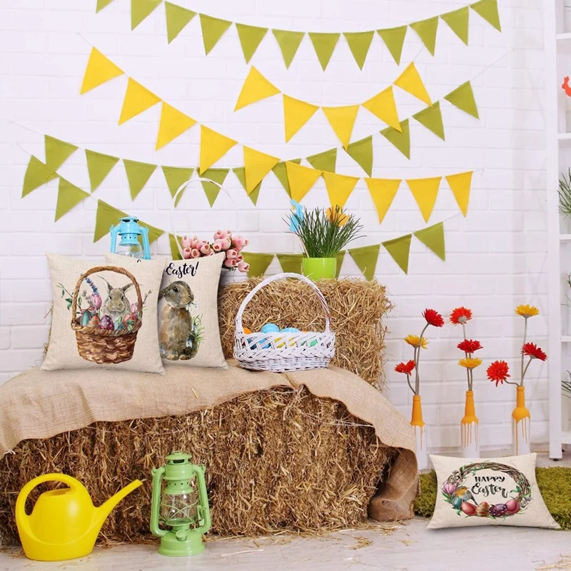 Pillow Case Rabbit Bunnies with Eggs Pillow Cover, Linen Sofa Bed Throw Cushion Cover Decoration
Pillow Case Rabbit Bunnies with Eggs Pillow Cover, Linen Sofa Bed Throw Cushion Cover Decoration