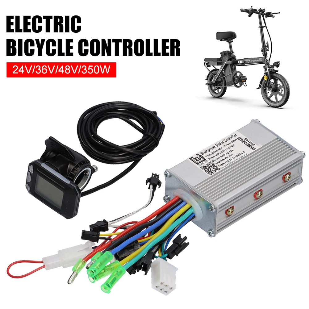 24V/36V/48V 350W Brushless Controller Kit with LCD Meter for Electric Bicycle E-Bike Electric Scooter Accessorry Easy to Install
24V/36V/48V 350W Brushless Controller Kit with LCD Meter for Electric Bicycle E-Bike Electric Scooter Accessorry Easy to Install