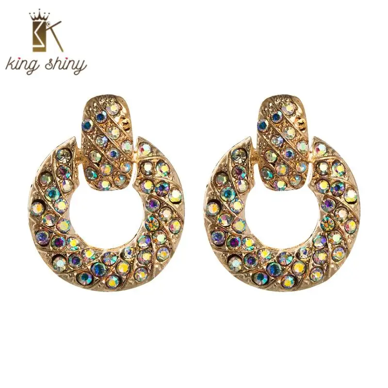 2020 Za Brand Boho Colorful Rhinestone Dangle Earrings Luxury Geometric Big Round Circle Statement Earrings Woman Party Jewelry
2020 Za Brand Boho Colorful Rhinestone Dangle Earrings Luxury Geometric Big Round Circle Statement Earrings Woman Party Jewelry