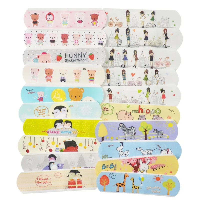 120PCS/Pack Waterproof Cute Cartoon Band Aid Hemostasis Adhesive Bandages First Aid Emergency Kit For Kids Children
120PCS/Pack Waterproof Cute Cartoon Band Aid Hemostasis Adhesive Bandages First Aid Emergency Kit For Kids Children