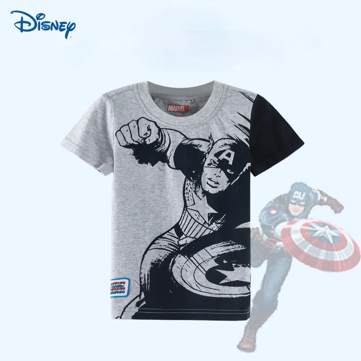 Disney Children's Cotton Color-Matching T-shirt Avengers Summer Boys' round Neck Short Sleeve Undershirt Vest
Disney Children's Cotton Color-Matching T-shirt Avengers Summer Boys' round Neck Short Sleeve Undershirt Vest