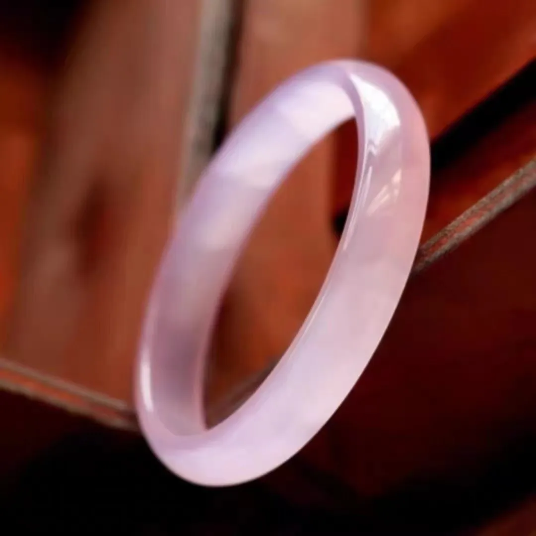 Natural Pink Chalcedony Bangle Jade Jewelry Women Gifts Genuine Grade A Jades Stone Lucky Amulet Bracelets Real Jades Bangles
Natural Pink Chalcedony Bangle Jade Jewelry Women Gifts Genuine Grade A Jades Stone Lucky Amulet Bracelets Real Jades Bangles