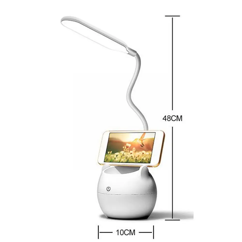 LED Desk Lamp 3500mAh USB Rechargeable Eye Protection Lamp Switch Bedside Bedroom Desk Lamp V1F5
LED Desk Lamp 3500mAh USB Rechargeable Eye Protection Lamp Switch Bedside Bedroom Desk Lamp V1F5