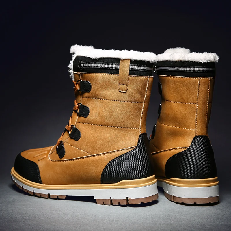 Winter Men Outdoor Plush Work Boots Warm Platform Fur Waterproof Snow Sneakers Mountain Hiking Hunt Shoes Trekking Footwear
Winter Men Outdoor Plush Work Boots Warm Platform Fur Waterproof Snow Sneakers Mountain Hiking Hunt Shoes Trekking Footwear