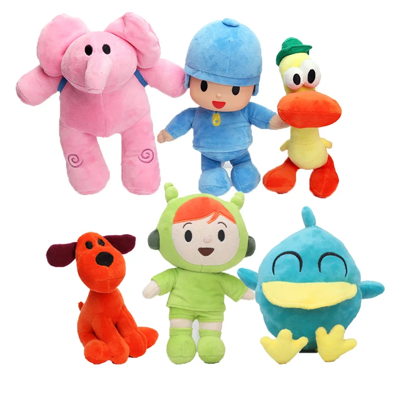 Милая плюшевая игрушка pocoyo мультяшная Loula Elly Pato новые детские игрушки подарок