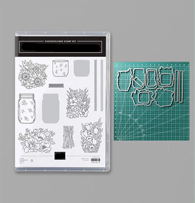 Jar Of Flower Bundle Metal Cutting Dies And Stamps for Card Making Scrapbooking Embossing Die Cut Stencil Craft Craft Dies
Jar Of Flower Bundle Metal Cutting Dies And Stamps for Card Making Scrapbooking Embossing Die Cut Stencil Craft Craft Dies