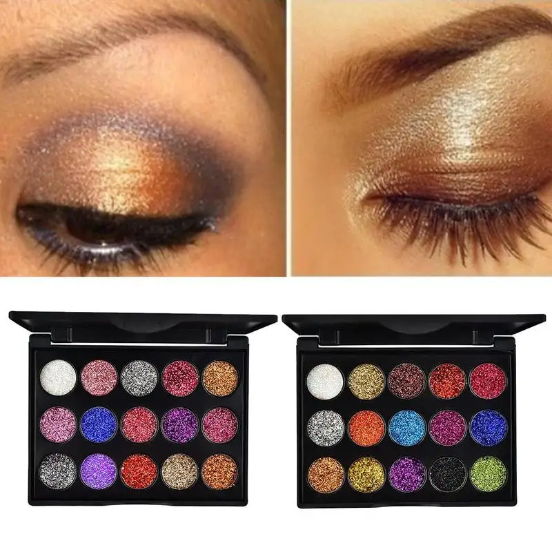 15 Colors Matte Diamond Sequin Eyeshadow Shiny Shimmer Waterproof Cosmetic Eye Palette Glitter Powder Highlight Eye Shadow J3R5
15 Colors Matte Diamond Sequin Eyeshadow Shiny Shimmer Waterproof Cosmetic Eye Palette Glitter Powder Highlight Eye Shadow J3R5