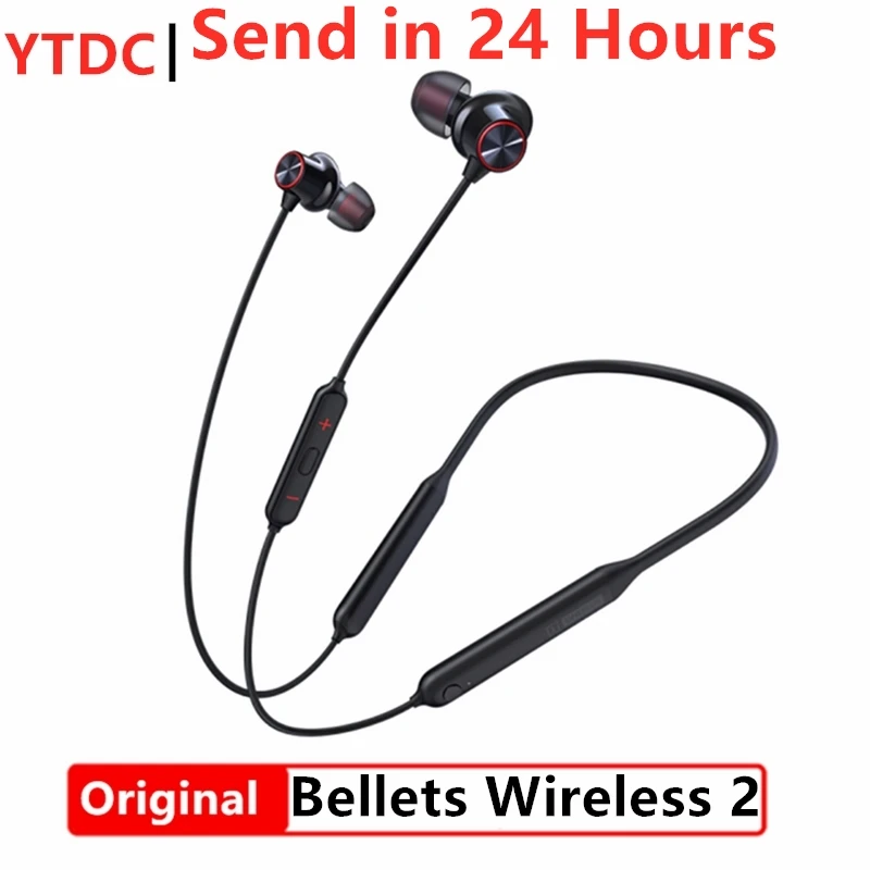 Беспроводные наушники OnePlus Bullets Wireless 2 24 часа быстрая зарядка Type C Новое