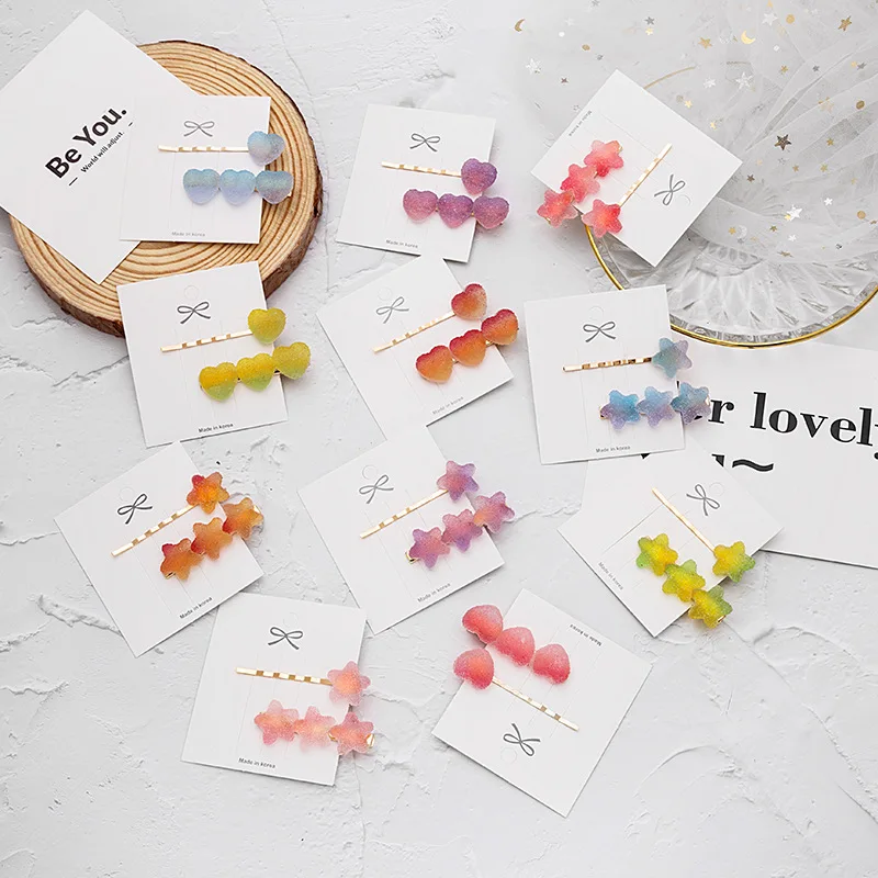Color Geometry Simple Star Love Hairpin Word Clip Candy Color for Female Girlfriends Friendship Hair Accessories Set Gift
Color Geometry Simple Star Love Hairpin Word Clip Candy Color for Female Girlfriends Friendship Hair Accessories Set Gift