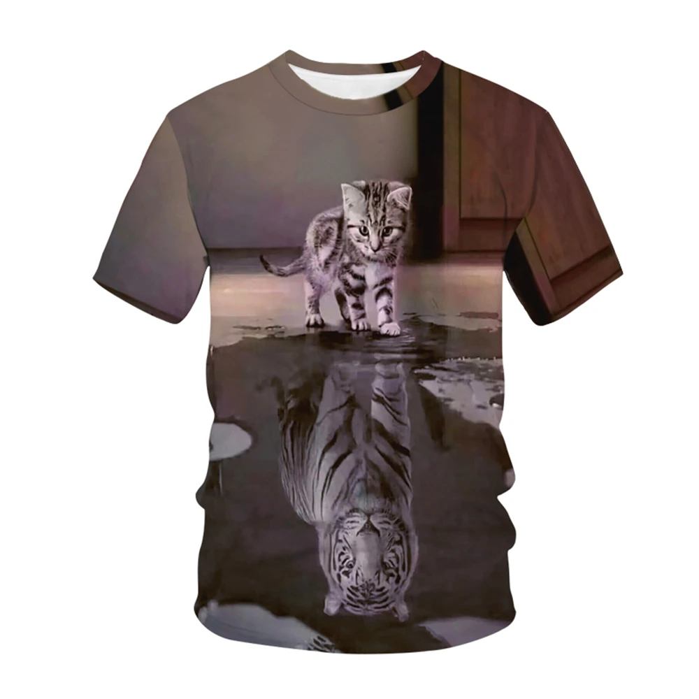 Summer cartoon magic cat children T shirt 3D fashion boy girl funny cute cat streetwear short sleeve Clothing O Collar T-shirt
Summer cartoon magic cat children T shirt 3D fashion boy girl funny cute cat streetwear short sleeve Clothing O Collar T-shirt