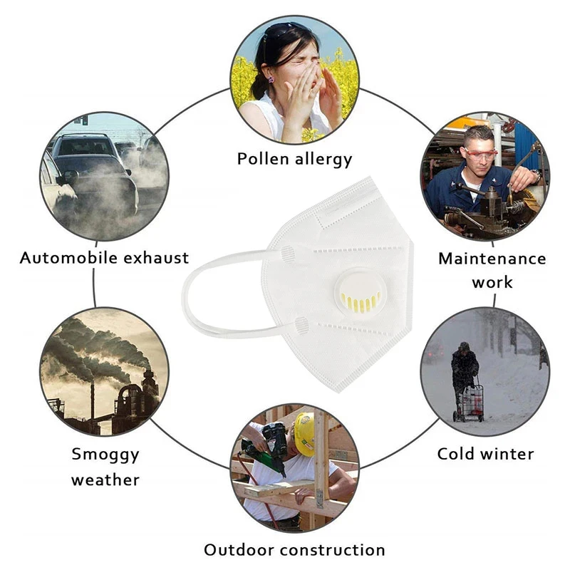 KN95 Mouth Mask FFP2 Masks 5 Layers Activated Carbon Mouth-muffle Anti-Dust Protective Face Mask Mascarilla Respirator Masque 
KN95 Mouth Mask FFP2 Masks 5 Layers Activated Carbon Mouth-muffle Anti-Dust Protective Face Mask Mascarilla Respirator Masque