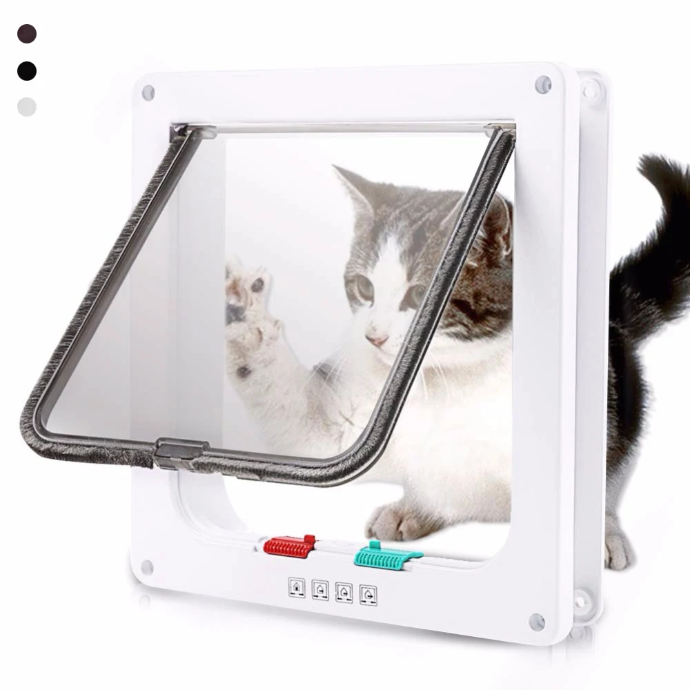 3 размера ABS Пластик мелких животных ворота комплект Регулируемый для собак кошек