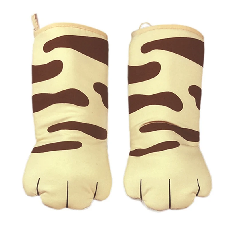 Home 3D Cartoon Cat Paws Oven Mitts Long Cotton Baking Insulation Gloves Microwave Heat Resistant Non-Slip Kitchen Glove
Home 3D Cartoon Cat Paws Oven Mitts Long Cotton Baking Insulation Gloves Microwave Heat Resistant Non-Slip Kitchen Glove