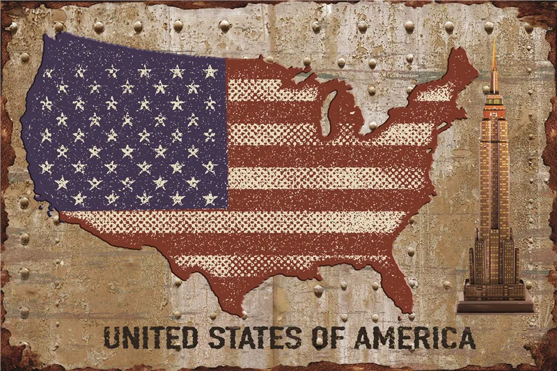 Американский флаг США винтажный металлический жестяной знак Настенный декор мужская пещера бар США старая слава 8x12 настенный Декор комнат...
Американский флаг США винтажный металлический жестяной знак Настенный декор мужская пещера бар США старая слава 8x12 настенный Декор комнат...