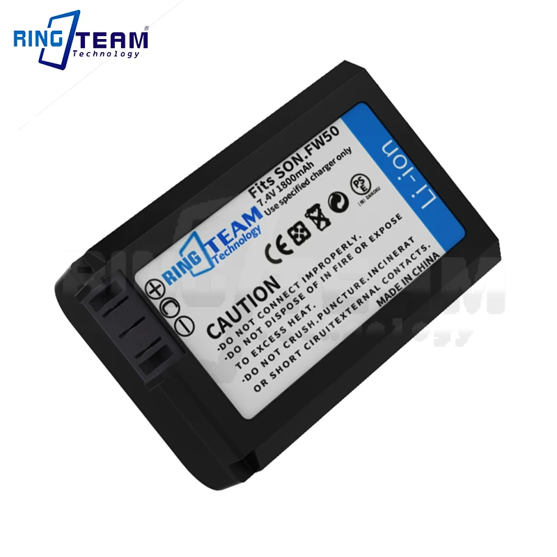 5PCS NP-FW50 Rechargeable Battery for Sony Alpha A3000 A3500 A5000 A6000 7 7R 7S 7II A7 A7R A7S DSC-RX10ILCE-QX1 ZV-E10 Cameras
5PCS NP-FW50 Rechargeable Battery for Sony Alpha A3000 A3500 A5000 A6000 7 7R 7S 7II A7 A7R A7S DSC-RX10ILCE-QX1 ZV-E10 Cameras