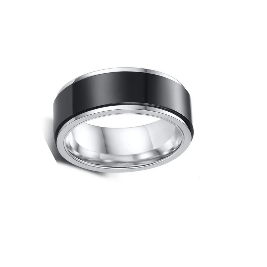 Jewelry Gift Retro New Rotatable Titanium Steel Fashionable Men's Creative Stainless Steel Double Layer Ring for Women Girls
Jewelry Gift Retro New Rotatable Titanium Steel Fashionable Men's Creative Stainless Steel Double Layer Ring for Women Girls