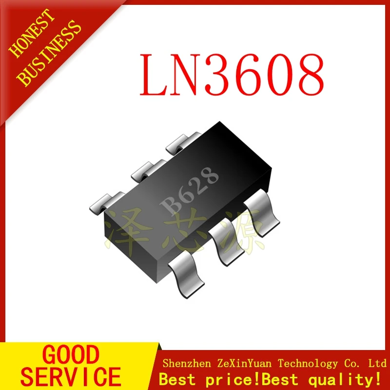 50 шт.-500 шт. Ln3608 заменяет mt3608 SOT23-6 5v2a Bluetooth гарнитура DC / boost IC | Электроника