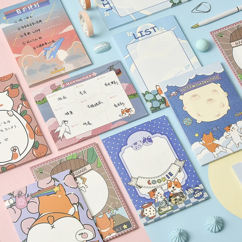 8pcs/LOT cauchy in fat orange series salt girl heart plan book material book paper message memo pad
8pcs/LOT cauchy in fat orange series salt girl heart plan book material book paper message memo pad
