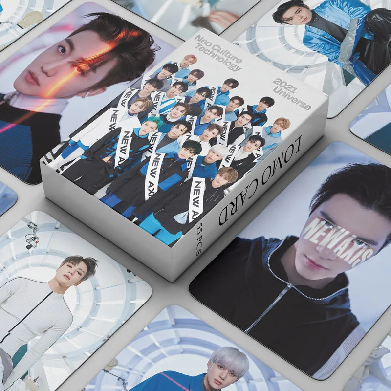 55 шт./упак. технология неокультуры 2021 карты ЛОМО Вселенная новый альбом любимые K-pop фотокарты карточки фото Поклонники подарок
55 шт./упак. технология неокультуры 2021 карты ЛОМО Вселенная новый альбом любимые K-pop фотокарты карточки фото Поклонники подарок