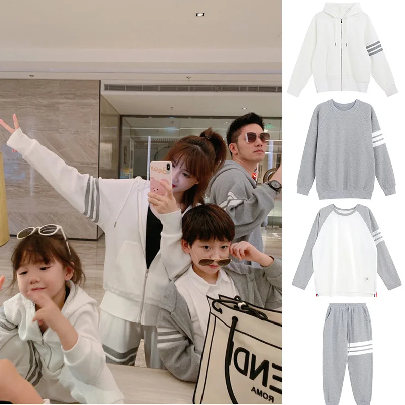 mother's and son's clothes 2021 new family three member sweater coat fashion leisure sports suit home decoration
mother's and son's clothes 2021 new family three member sweater coat fashion leisure sports suit home decoration