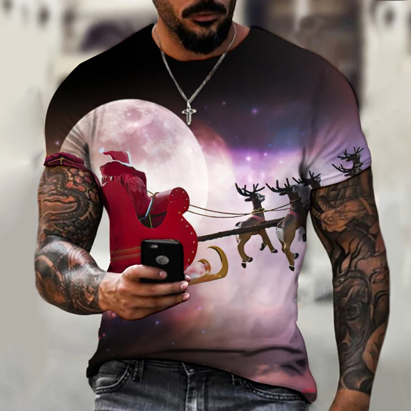 Christmas Santa Claus Christmas Tree 3D Printing Men's Shirt Oversized T-shirt 6XL O Neck Fashion Trend Street Harajuku
Christmas Santa Claus Christmas Tree 3D Printing Men's Shirt Oversized T-shirt 6XL O Neck Fashion Trend Street Harajuku