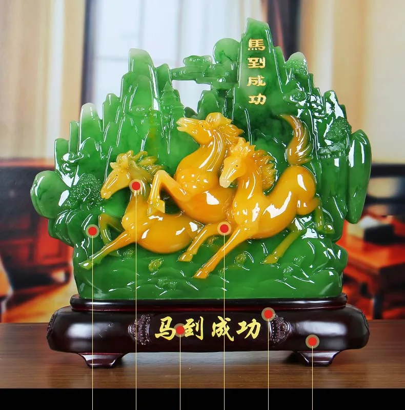BEST GIFT # HOME SHOP HALL DECORATION FENG SHUI BUSINESS PROSPERITY MONEY DRAWING GOOD LUCK CRYSTAL JADE HORSE SCULPTURE
BEST GIFT # HOME SHOP HALL DECORATION FENG SHUI BUSINESS PROSPERITY MONEY DRAWING GOOD LUCK CRYSTAL JADE HORSE SCULPTURE
