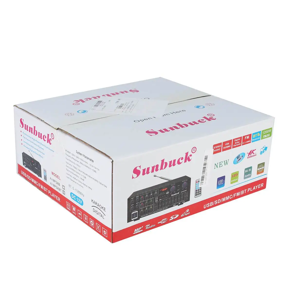 2000W 12V/220V 5.0 Bluetooth-compatible Amplifier Audio HiFi Subwoofer Power Amplifier USB SD Card FM Radio for Home Karaoke
2000W 12V/220V 5.0 Bluetooth-compatible Amplifier Audio HiFi Subwoofer Power Amplifier USB SD Card FM Radio for Home Karaoke