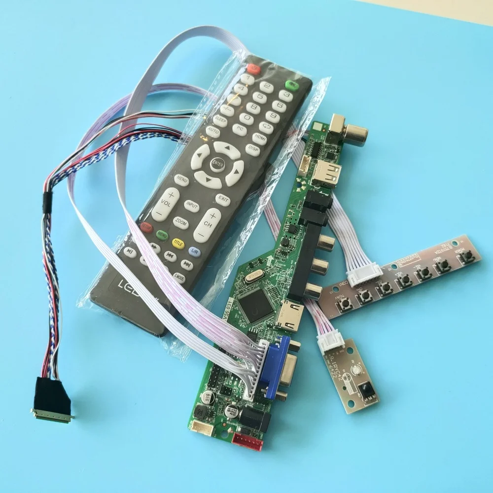 Плата контроллера RF TV56 VGA LED Audio DIY HDMI USB kit для HSD121PHW1 1366X768 12,1 "панель 40pin экран AV LCD
Плата контроллера RF TV56 VGA LED Audio DIY HDMI USB kit для HSD121PHW1 1366X768 12,1 "панель 40pin экран AV LCD