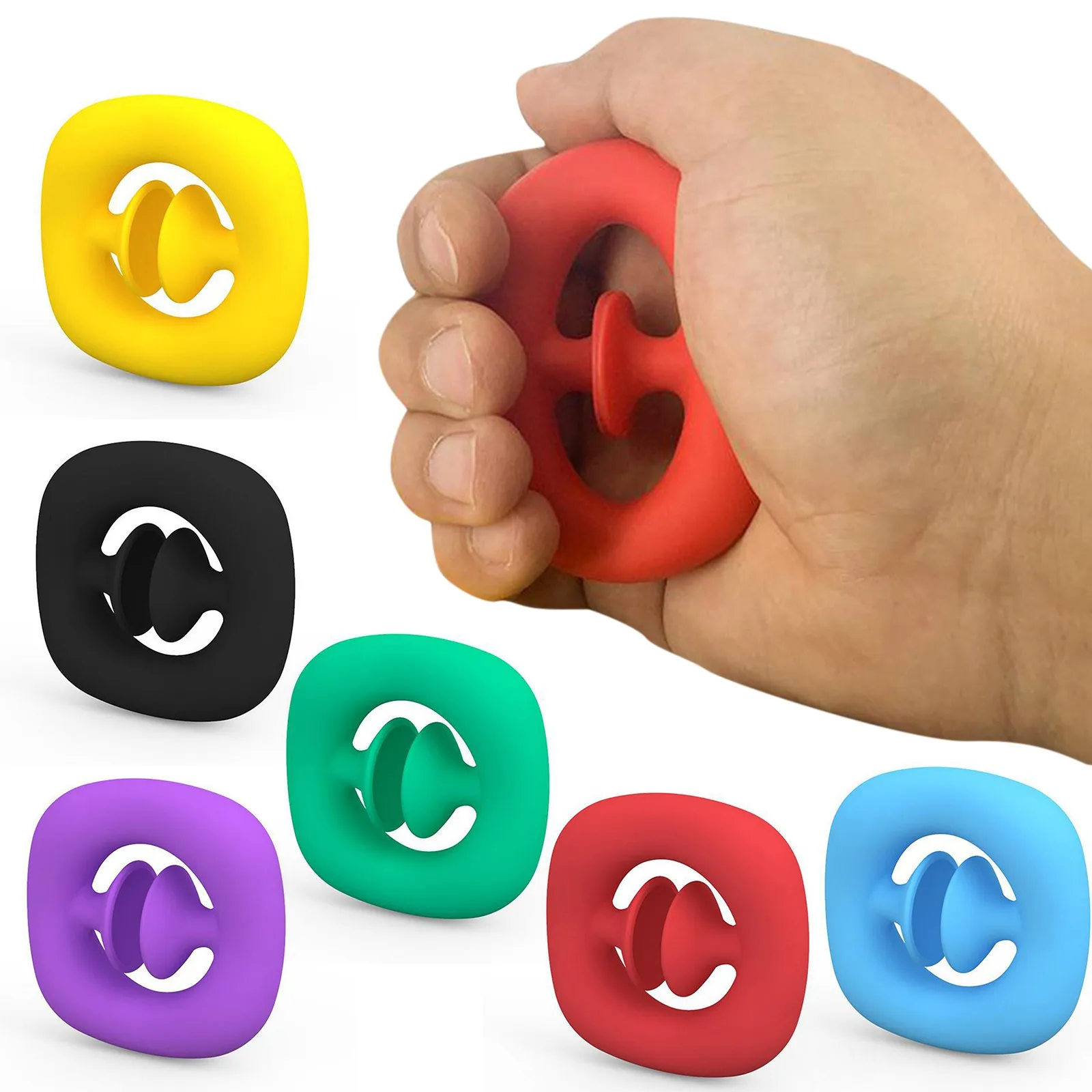 Finger Hand Grip Stress Reliever Toy Adult Child Funny Anti-stress Fidget Reliver Stress Toys Decompression Pinching Ball Toy L5
Finger Hand Grip Stress Reliever Toy Adult Child Funny Anti-stress Fidget Reliver Stress Toys Decompression Pinching Ball Toy L5