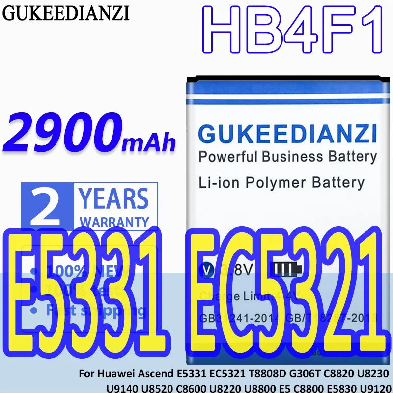 Аккумулятор HB4F1 2900 мАч для Huawei Ascend E5331 EC5321 T8808D G306T C8820 U8230 U9140 U8520 C8600 U8220 U8800 E5 C8800 E5830 U9120
Аккумулятор HB4F1 2900 мАч для Huawei Ascend E5331 EC5321 T8808D G306T C8820 U8230 U9140 U8520 C8600 U8220 U8800 E5 C8800 E5830 U9120
