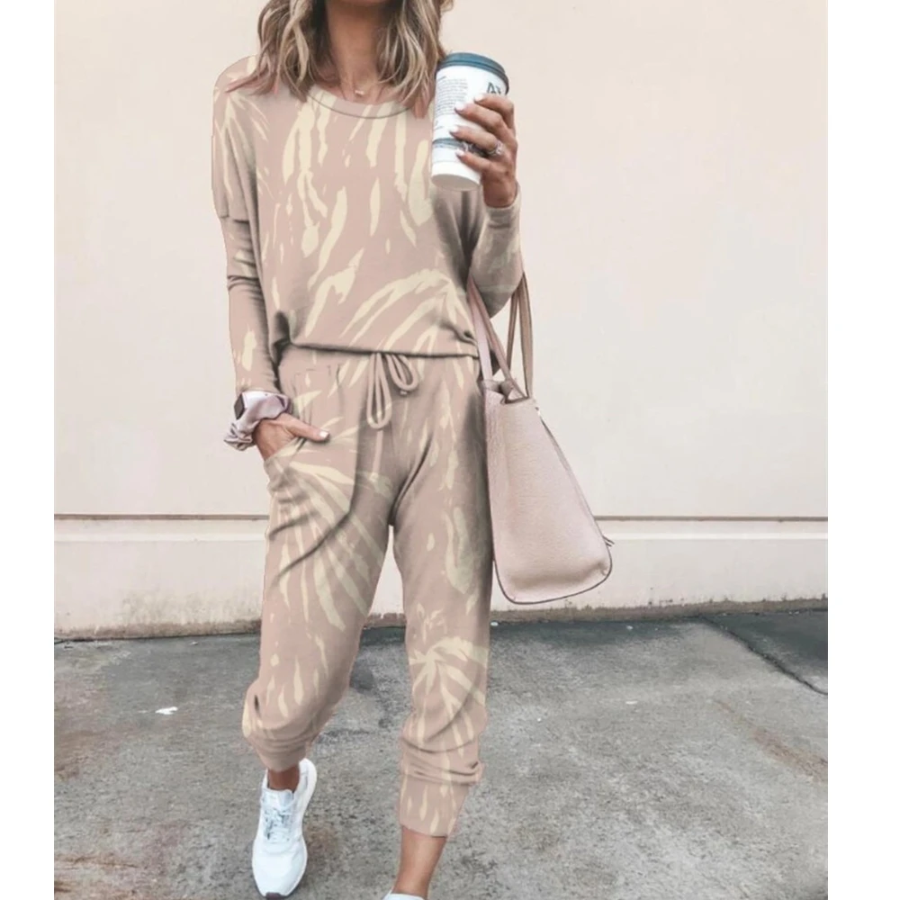 Two Piece Pants Set Women 2020 Autumn and Winter New Printed Long Sleeves Drawstring Pullover O-Neck Casual Womens Set Lugentolo
Two Piece Pants Set Women 2020 Autumn and Winter New Printed Long Sleeves Drawstring Pullover O-Neck Casual Womens Set Lugentolo