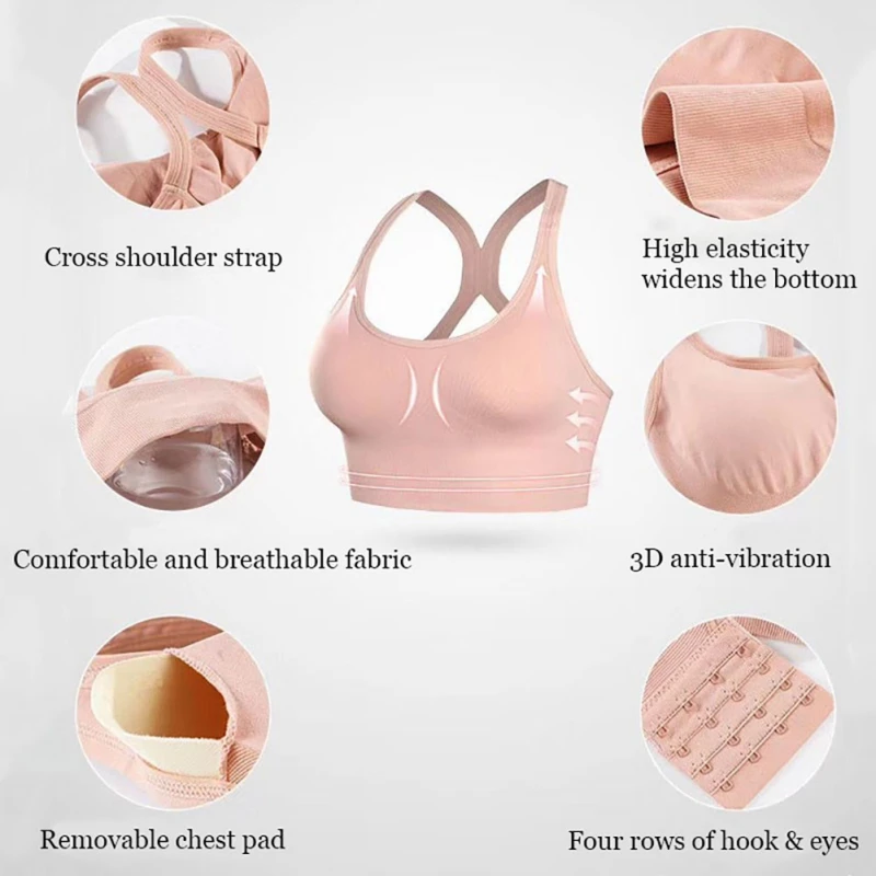 Sports Bra for Women Push Up Seamless Fitness Gym Underwear Lady Hollow Breathable Sexy Running Lingerie\ 
Sports Bra for Women Push Up Seamless Fitness Gym Underwear Lady Hollow Breathable Sexy Running Lingerie\