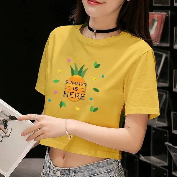 Women Summer Crop Top Cute Short T Shirt Sexy Slim Funny Top Tee Hipster White Female Tee topses T Shirt Kawaii Basic Tshirt
Women Summer Crop Top Cute Short T Shirt Sexy Slim Funny Top Tee Hipster White Female Tee topses T Shirt Kawaii Basic Tshirt