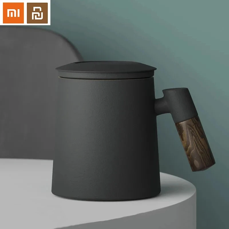 Youpin NRMEI Ceramic Mug Tea Cup with Infuser Household Double Wall Mug Men and Women Office with Handle Tea Strainer Lid 400ML
Youpin NRMEI Ceramic Mug Tea Cup with Infuser Household Double Wall Mug Men and Women Office with Handle Tea Strainer Lid 400ML