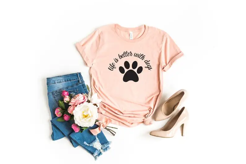 Life is better with dogs - unisex tshirt. dog mom shirt, dog mom shirts, dog lover shirt, dog person shirt,
Life is better with dogs - unisex tshirt. dog mom shirt, dog mom shirts, dog lover shirt, dog person shirt,
