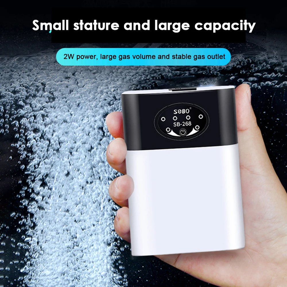 Dual-Purpose Oxygen Pump Practical USB Charging Portable Exhaust Air Stone Ultra Silent Air Compressor for Fish Tank Aquarium
Dual-Purpose Oxygen Pump Practical USB Charging Portable Exhaust Air Stone Ultra Silent Air Compressor for Fish Tank Aquarium
