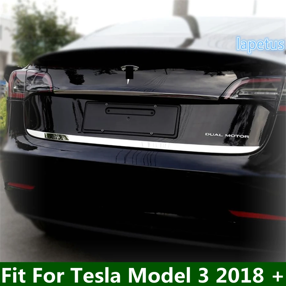 Stainless Steel Rear Trunk Lid & Upper Tailgate Back Door Overlay Strip Cover Trim Fit For Tesla Model 3 2018 - 2021 Accessories
Stainless Steel Rear Trunk Lid & Upper Tailgate Back Door Overlay Strip Cover Trim Fit For Tesla Model 3 2018 - 2021 Accessories