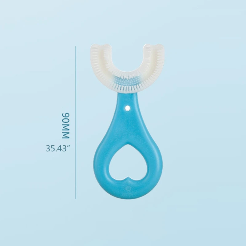 9cm Manual Silicone Baby Yoothbrushing Artifact U-Shaped Children Toothbrush Detal Oral Care Cleaning Brush H055
9cm Manual Silicone Baby Yoothbrushing Artifact U-Shaped Children Toothbrush Detal Oral Care Cleaning Brush H055